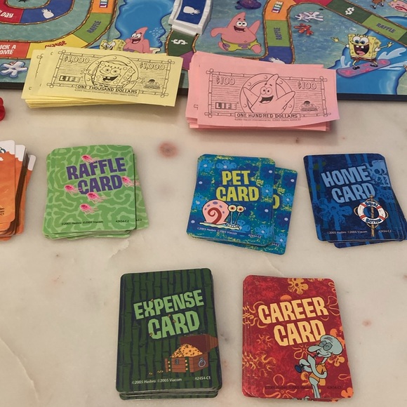 The Game of Life Spongebob Squarepants Editions Milton Bradley - Picture 6 of 10